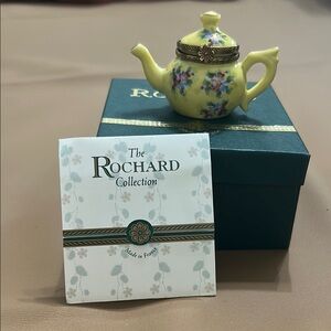 Yellow Teapot Figurine